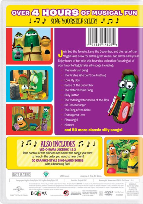 VeggieTales: All the Silly Songs - 60 Favorites | Watch Page | DVD, Blu ...