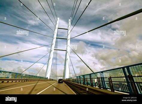 bridge, strelasund crossing, verbindungsbrücke, bridges Stock Photo - Alamy