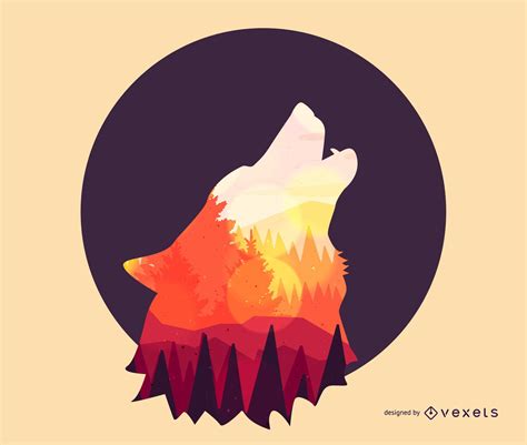 Angry Wolf Drawing Vector Download