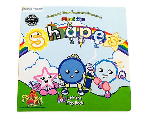 Meet the Shapes Lift the Flap Board Book | Preschool Prep Company