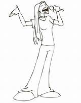 Young Singer Coloring Page  Free Printable Pages For Kids sketch template