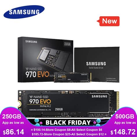 SAMSUNG SSD M.2 1TB 250GB 500GB 970 EVO NVMe Internal Solid State Drive ...