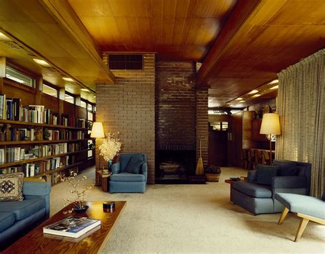 The Stanley Rosenbaum House (living room) Florence, Alabama. | Wright ...