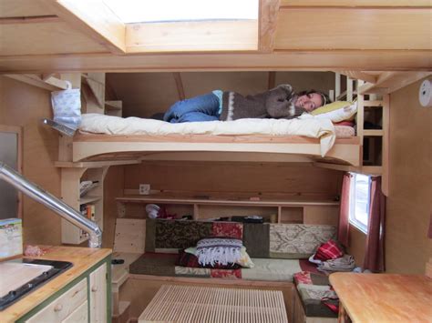Tiny Home Teardrop Trailer: Interior photos | Teardrop camper interior, Teardrop trailer ...