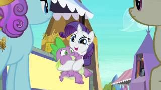 Rarity And Spike Kiss