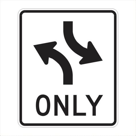 R3-9A TWO WAY LEFT TURN LANE SIGN – Main Street Signs, Athaco Inc.