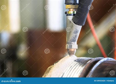 Hard Surfacing by Submerge Arc Welding Process Stock Photo - Image of engineering, construction ...