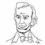 Abraham Lincoln Coloring Page sketch template