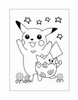 Pikachu Coloring Pages – Printable FREE sketch template