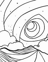 Sky Coloring Pages sketch template