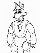 Animatronics coloring pages sketch template