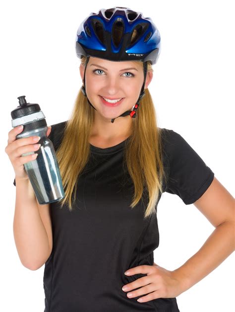 Cyclist With A Water Bottle Free Stock Photo - Public Domain Pictures
