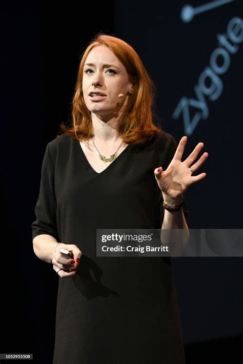 Broadcaster, Lecturer & Mathematician Dr. Hannah Fry speaks onstage... News Photo - Getty Images