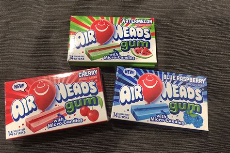 Airheads Gum - Watermelon x 12 units