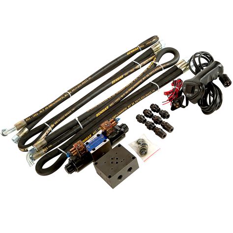 WINCHMAX Hydraulic Winch Installation Kit Valve Hoses Control Gear ...