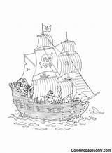 Printable Ship Coloring Page  Free Pages sketch template