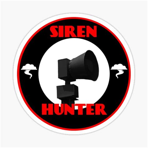 "Tornado Siren Hunter" Sticker for Sale by AnyMoment | Redbubble