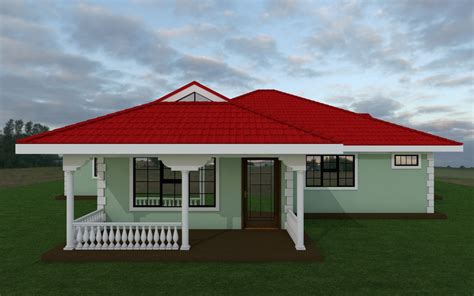 Three Bedroom Bungalow House Plan - Muthurwa.com
