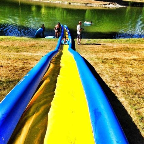 Turbo Chute Lake Water Slide » Petagadget