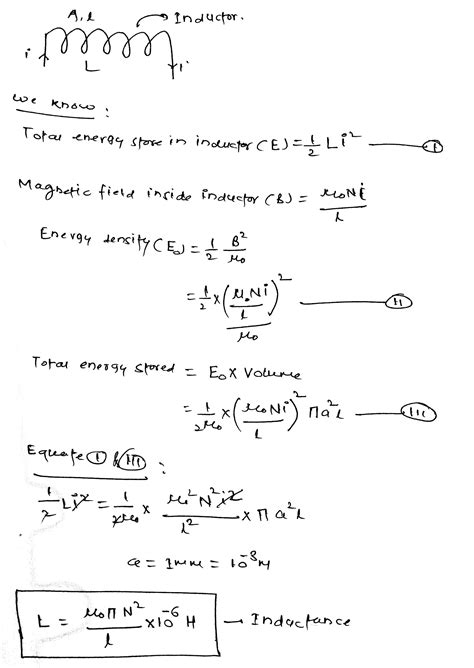 [Solved] Use the magnetic energy density equation, find the internal... | Course Hero