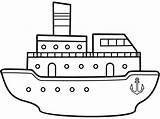 Cruise Ship coloring Page  ColouringPages sketch template