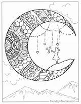 Moon Coloring Pages Printable sketch template