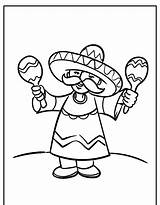 Mexican Independence Day Coloring Pages sketch template