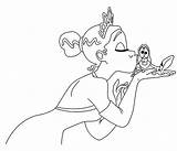 Princess Kissing Frog Coloring Pages 2025 sketch template