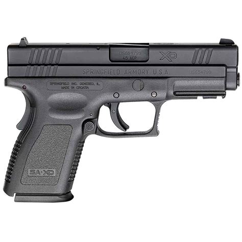 Springfield Armory XD Compact 45 Auto (ACP) 4in Blued Pistol - 10+1 ...