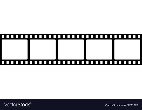 Template film roll Royalty Free Vector Image - VectorStock