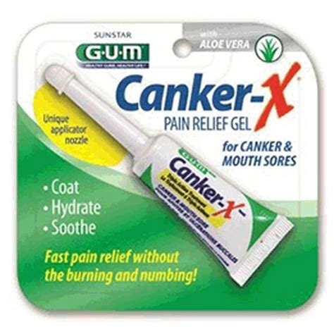 Gum Canker-X Pain Relief Gel, Aloe Vera - 8 Ml, 2 Pack - Walmart.com ...