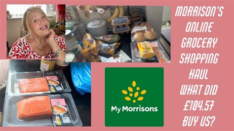 Morrison’s Online Grocery Shopping Haul £104.57 - YouTube