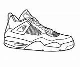 Sneaker Coloring Page Printable sketch template