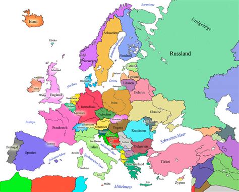 karta europa länder Pedagogisk planering i skolbanken: europa - Europa ...