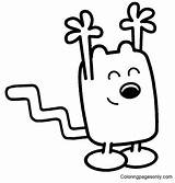 Dibujo De Wubbzy Sonriente Para Colorear  Dibujos sketch template