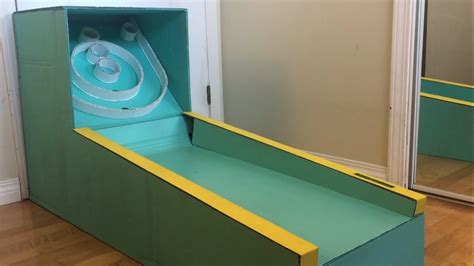DIY Cardboard Skee-Ball Machine - YouTube