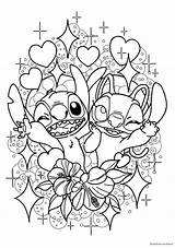 Coloriage Stitch  coloring Pages Witch Hello sketch template
