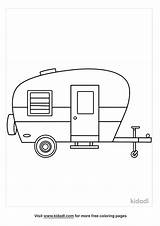 Free camper coloring page – Artofit sketch template