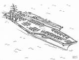 Free Aircraft Carrier Coloring Pages  ColoringBay sketch template
