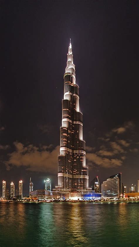 Burj Khalifa Tower At Night #iPhone #7 #wallpaper | Burj khalifa, Burj ...