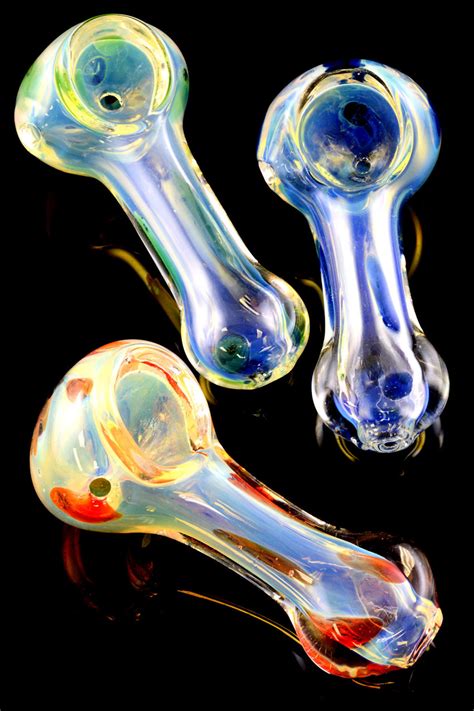 Small Color Changing Glass Pipe - P1423 | Wholesale Spoon Pipes