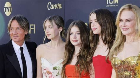 Nicole Kidman and Keith Urban joined by teenage daughters for 1st time ...