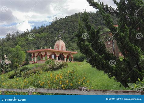 Pindamonhangaba, Brazil, January 22, 2023. Detaisl of the Building of Temple of International ...