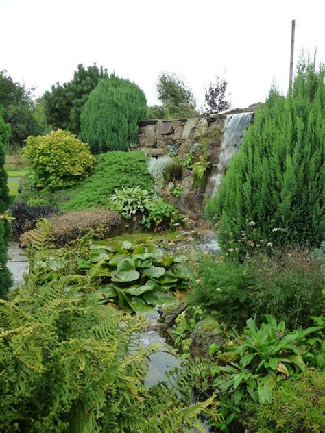 Water cascade and rockery, Pilmoor... © Christine Johnstone cc-by-sa/2. ...
