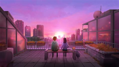 A Lofi Romance, love, couple, artist, artwork, digital-art, artstation ...