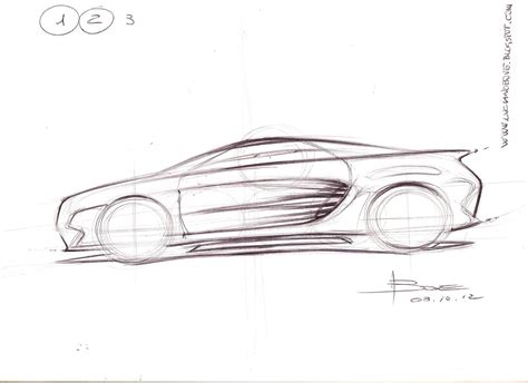 Car Side Sketch at PaintingValley.com | Explore collection of Car Side ...