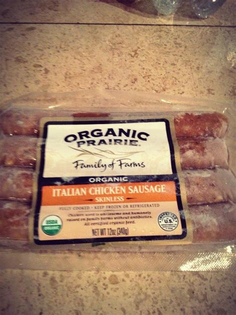 Organic Chicken Sausage | Healthy Choice Food Ideas | Pinterest