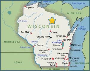 Wisconsin Map - Onieda County Map | Nitschke's Northern Resort