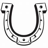 Horseshoe Coloring Page sketch template