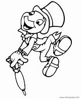 Pinocchio And Jiminy Cricket Coloring Pages sketch template